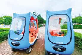 呼和浩特市野生动物园又上新啦 萌萌哒电动观光车 为您带来全新游园体验图片