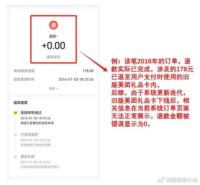 “退款未到账”？美团深夜回应