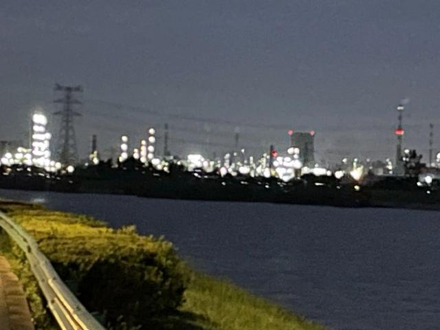 夜骑六合东南滁河河堤玉带到六合铁路桥段