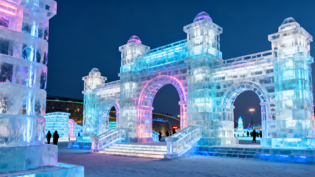 哈尔滨19米雪人出道！南方小土豆C位锁定！