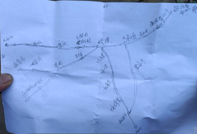 红七军走过的路：从全州龙水桥渡到全州镇大喜塘与枫木山走过的路