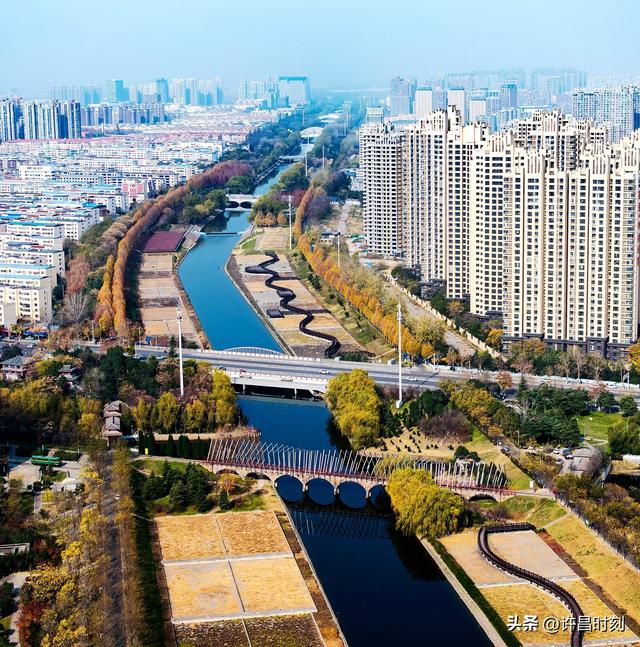 清潩河畔冬韵浓