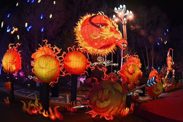 组图！科技赋能神话 花博园“山海灯会”27日点亮冬夜💫