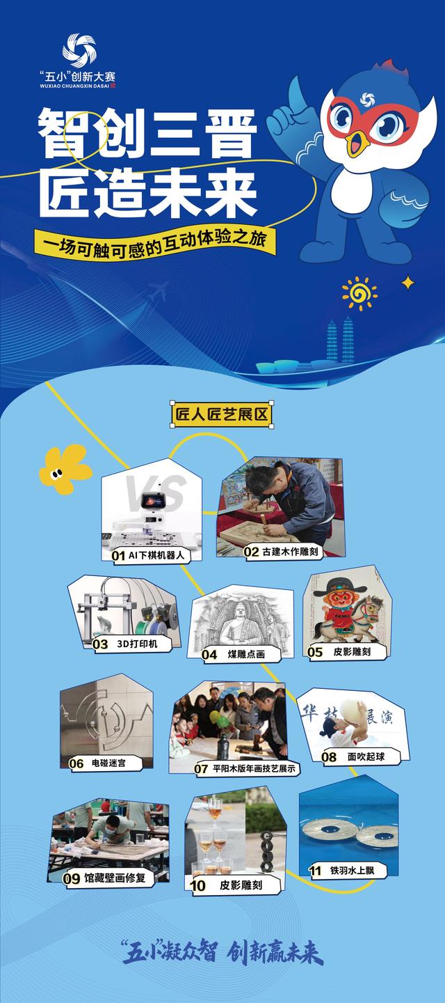 【硬核创新风暴来袭！】山西“五小”创新展11月5日燃爆晋阳湖