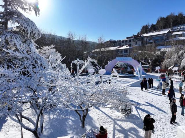 庐山冰雪嘉年华：加庐山冰雪“微信” “南方小土豆”不虚度冬日年华