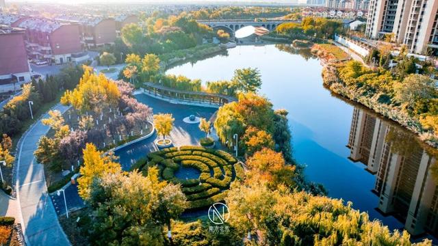 童话世界！深秋的生态城，美成了一幅画