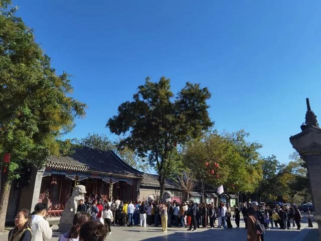 这个季节总要去趟正定，去邂逅那迷人的古建红和金秋黄！