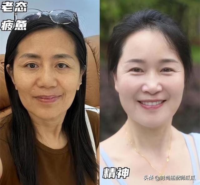 其实，“低扎发”才是最适合中年女人的发型，优雅减龄还显气质