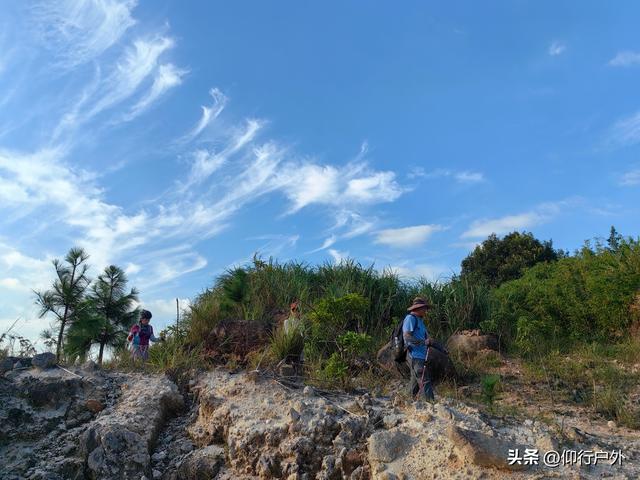 揭西猴面石徒步登山