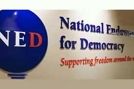 中国外交部揭露美国丑恶嘴脸，全方位起底“颜革”策动组织NED图片