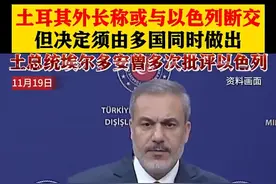 和以色列断交？土耳其外长公开表态：希望多国加入“断交行动”图片