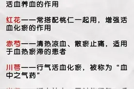 活血化瘀中药材图片