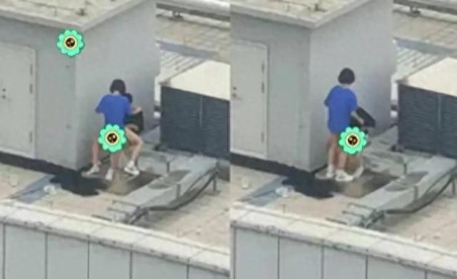 小情侣阳台“秀恩爱”，结果被邻居全程拍摄并附上解说，毁三观