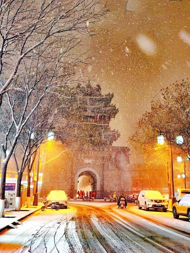 石家庄，三月大雪纷飞