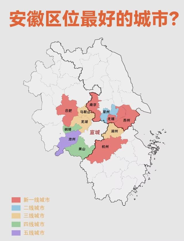 说它是安徽区域位置最好的城市，应该没人会反对吧？