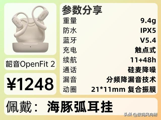 开放式耳机哪个牌子好用？目前最建议入手的十款开放式耳机推荐