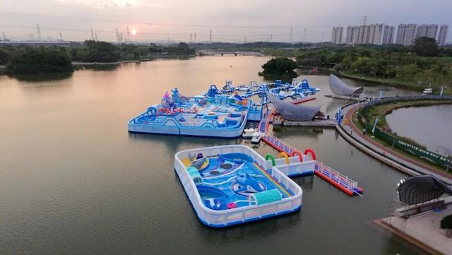 3000㎡博爱湖水上乐园开业！佛山又添水经济新引擎→