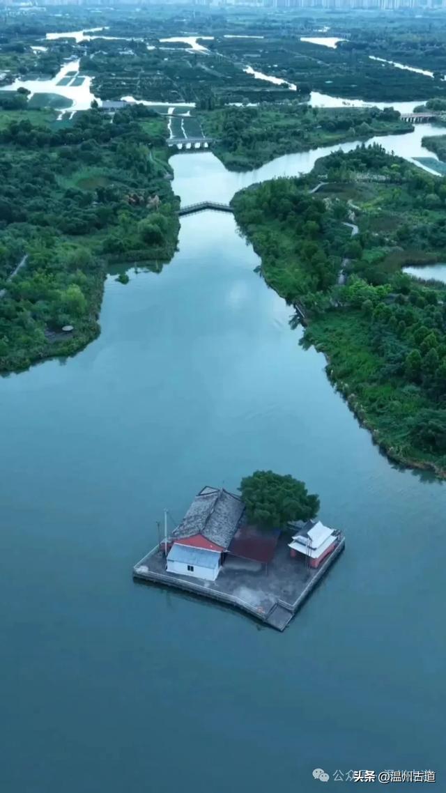 温州最孤独的水中寺庙，一树一庙一孤屿，你可去过?