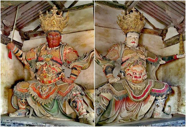 襄汾普净寺，史上最帅的四大天王和最乡土气的菩萨