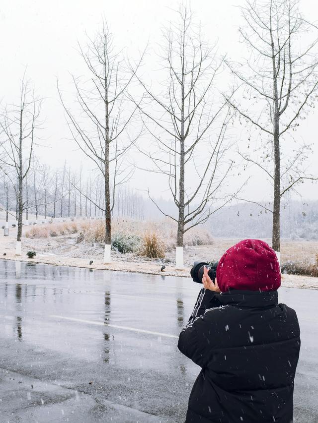不负等待！高岭文化村终于下雪啦