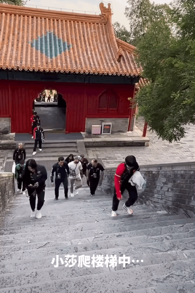 北京大满贯！王楚钦上台阶的姿势好奇怪，感觉好费劲！
