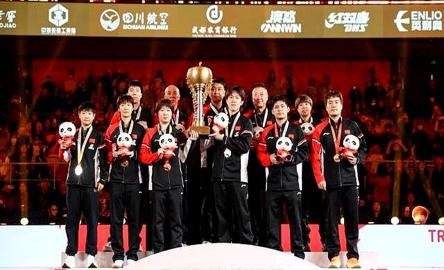 混团世界杯大结局！国乒奖金排行榜：王楚钦第一30万，孙颖莎第4