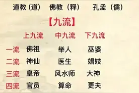 什么是“三教九流”？整理得太好了，收藏起来看看吧图片