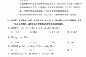 2024年高考新高考I卷·数学试题与答案图片
