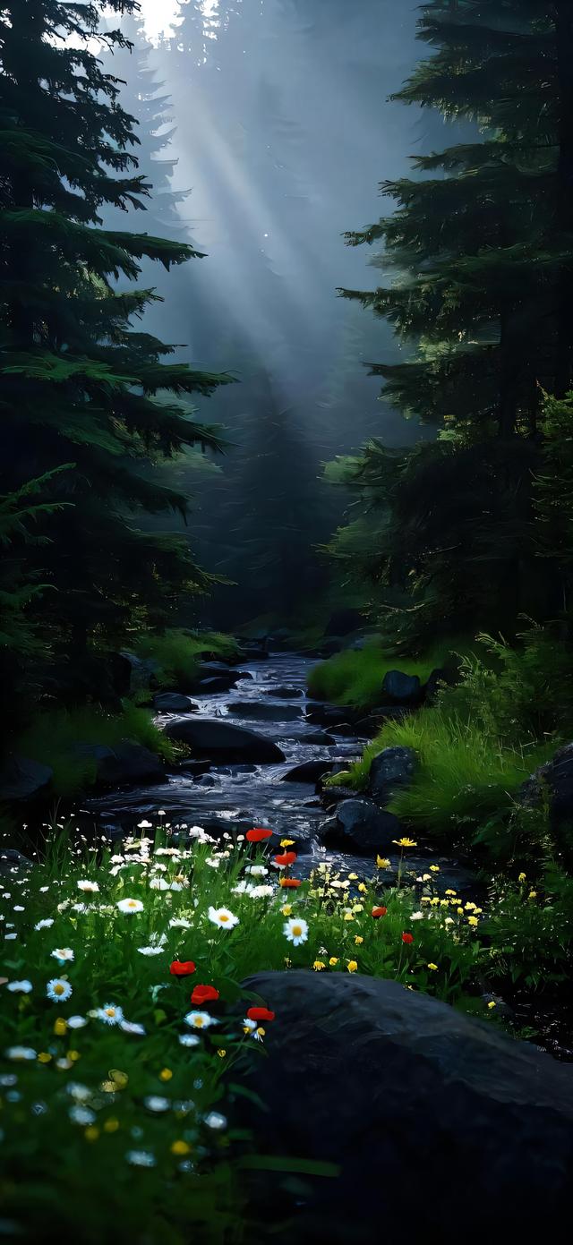 手机壁纸|清新自然，绿色风光美景