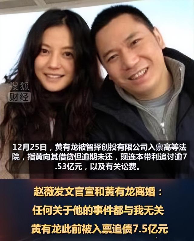 落毛的凤凰不如鸡？前途尽毁、家也散了	，但好在赵薇还有一个靠山