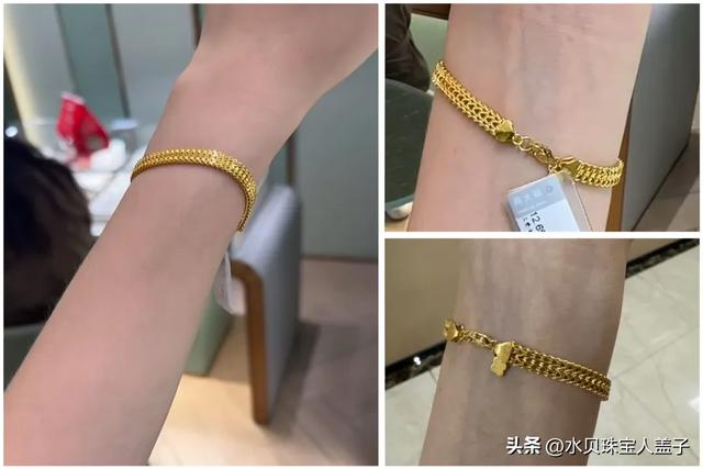 周大福的设计师是失恋了吗？新出的足金手链这么飒｜7款素金手链