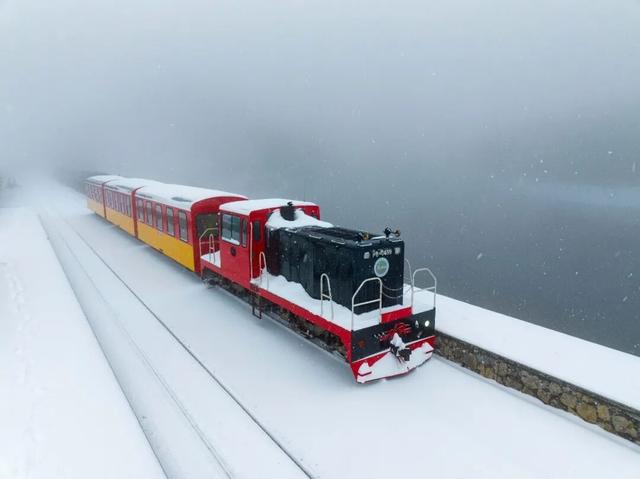 颜值暴击！好期待明月山下雪呀~