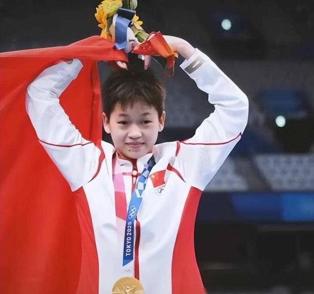 身材发胖风波不到30天，被人民日报点名的全红婵，让多少黑粉脸红