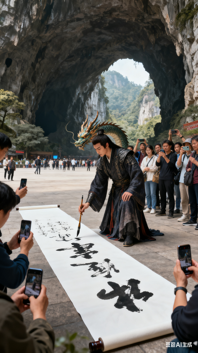 无双道龙赵小荣游记《 一笔祥龙行天下 》（一三五） 织金洞