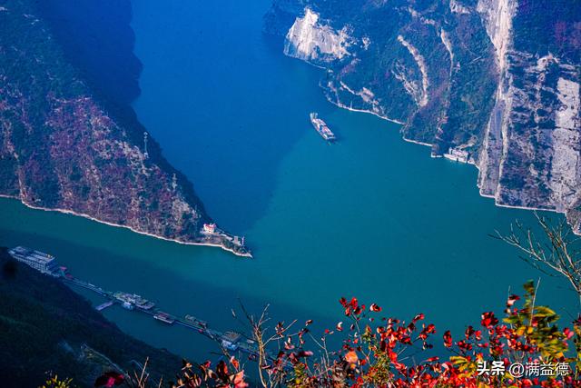 冬日巫山：红叶浸透风骨，江山如画