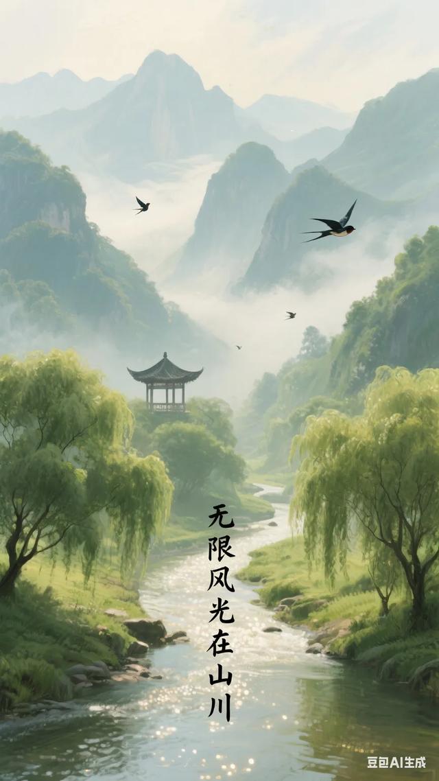 踏入山川，满目风光美如画，心醉其间，悠然尽享这份自在！