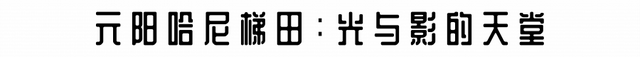 这个元旦，来元阳观赏梯田光影，参加百米长街宴吧
