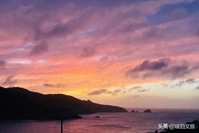 世纪晚霞美炸！荧光海爆发！花鸟岛必须去一趟啦~
