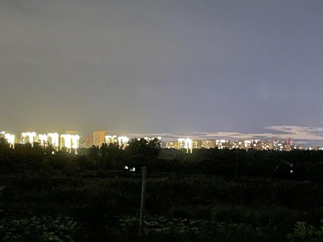 夜骑六合东南滁河河堤玉带到六合铁路桥段