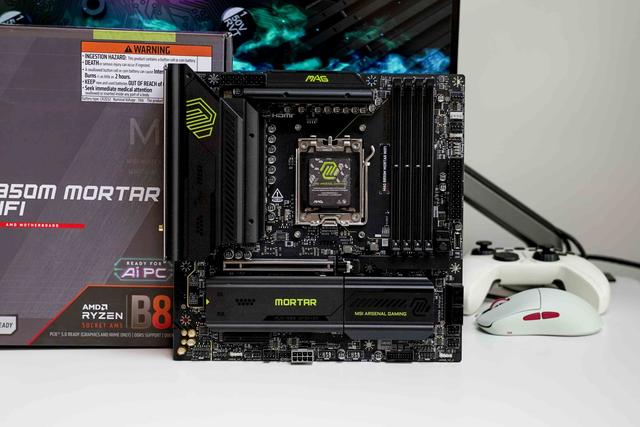 一键降温超频就这么简单丨微星B850M迫击炮WIFI拆解与调试作业