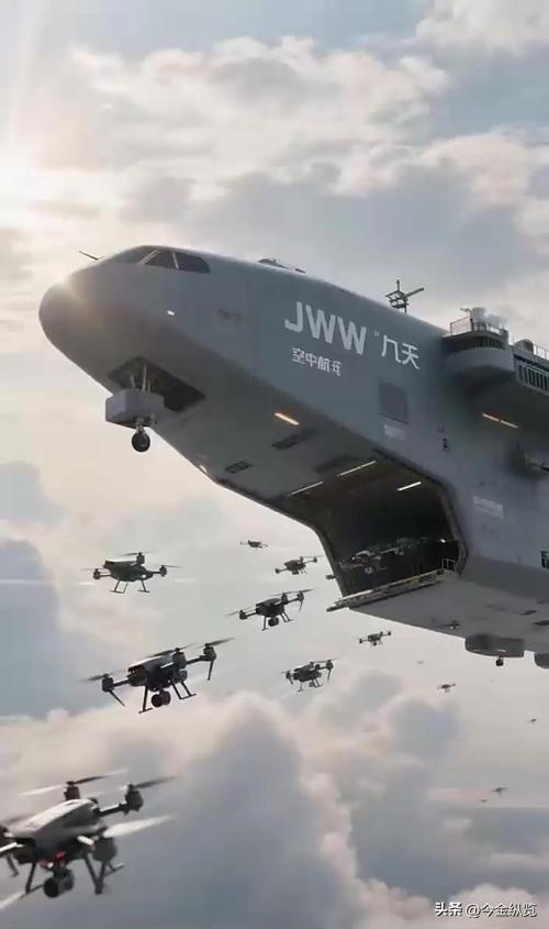 比歼10还大？“九天”无人机携300巡飞弹首飞，关岛要变清道夫了