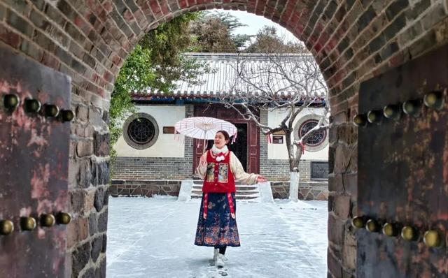 超出片，雪中的蓬莱阁自带浪漫滤镜！