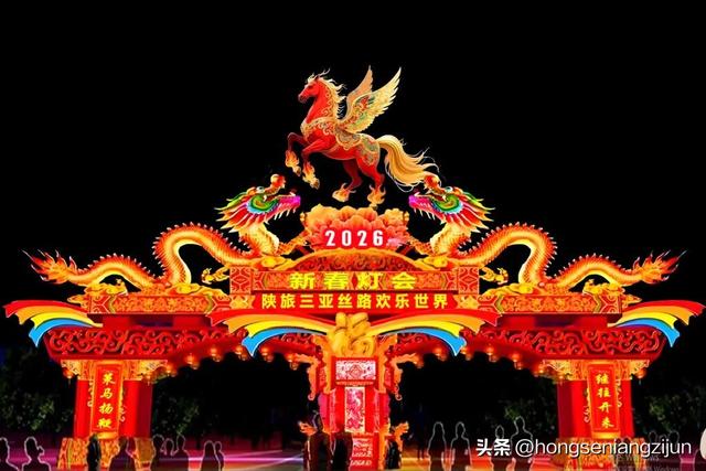 策马扬鞭，继往开来 | 陕旅三亚丝路欢乐世界新春灯会重磅来袭!