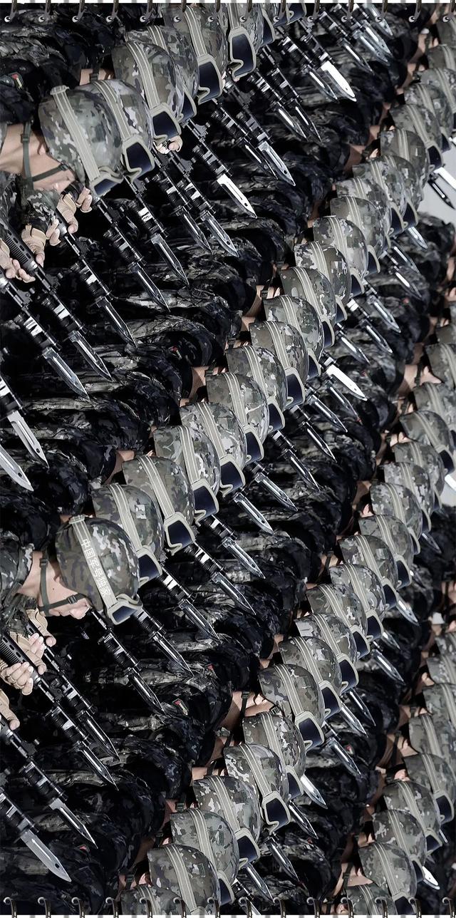阅兵训练高清大图来了