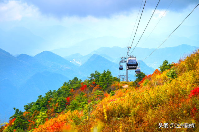 错过等一年！巴山大峡谷秋色刚开场，彩林已美成仙境！