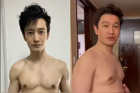 黄晓明一个月瘦了30斤图片