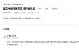 朝阳这些地儿拆迁腾退、城市化改造等问题相关部门答复了图片
