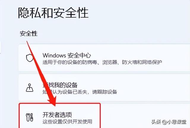 Win11如何开启开发者模式 Win11开发者模式在哪打开