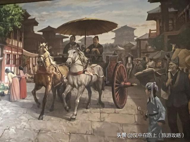 汉中兴汉胜境汉文化博物馆《出行图》：解码汉代的生动切片