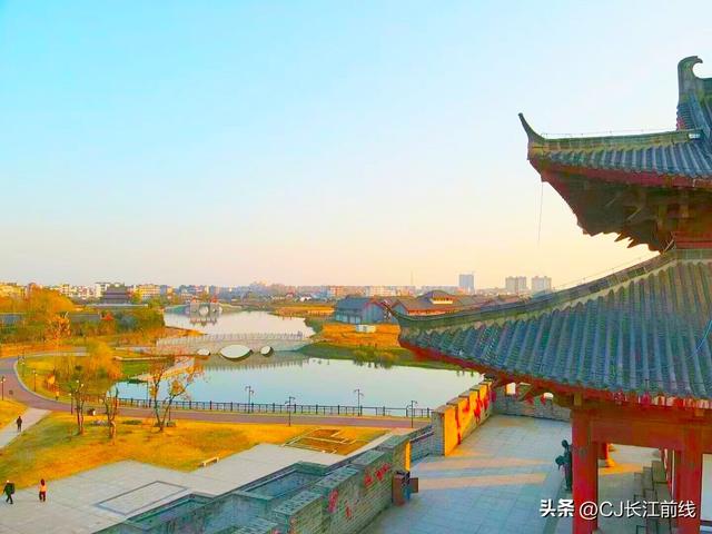 河南淮滨：镇淮楼风光旖旎